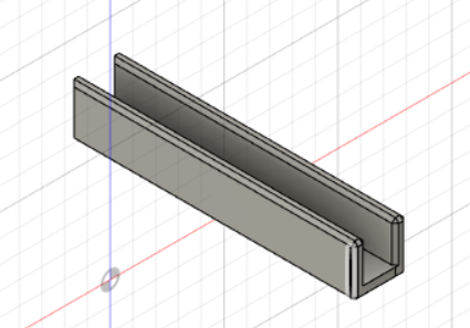 Parametric straight cable holder