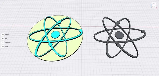 Atom Molocule Atomic logo