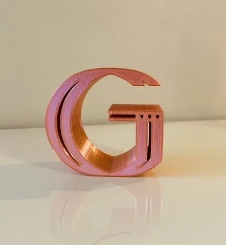 3D Alphabet - Letter G