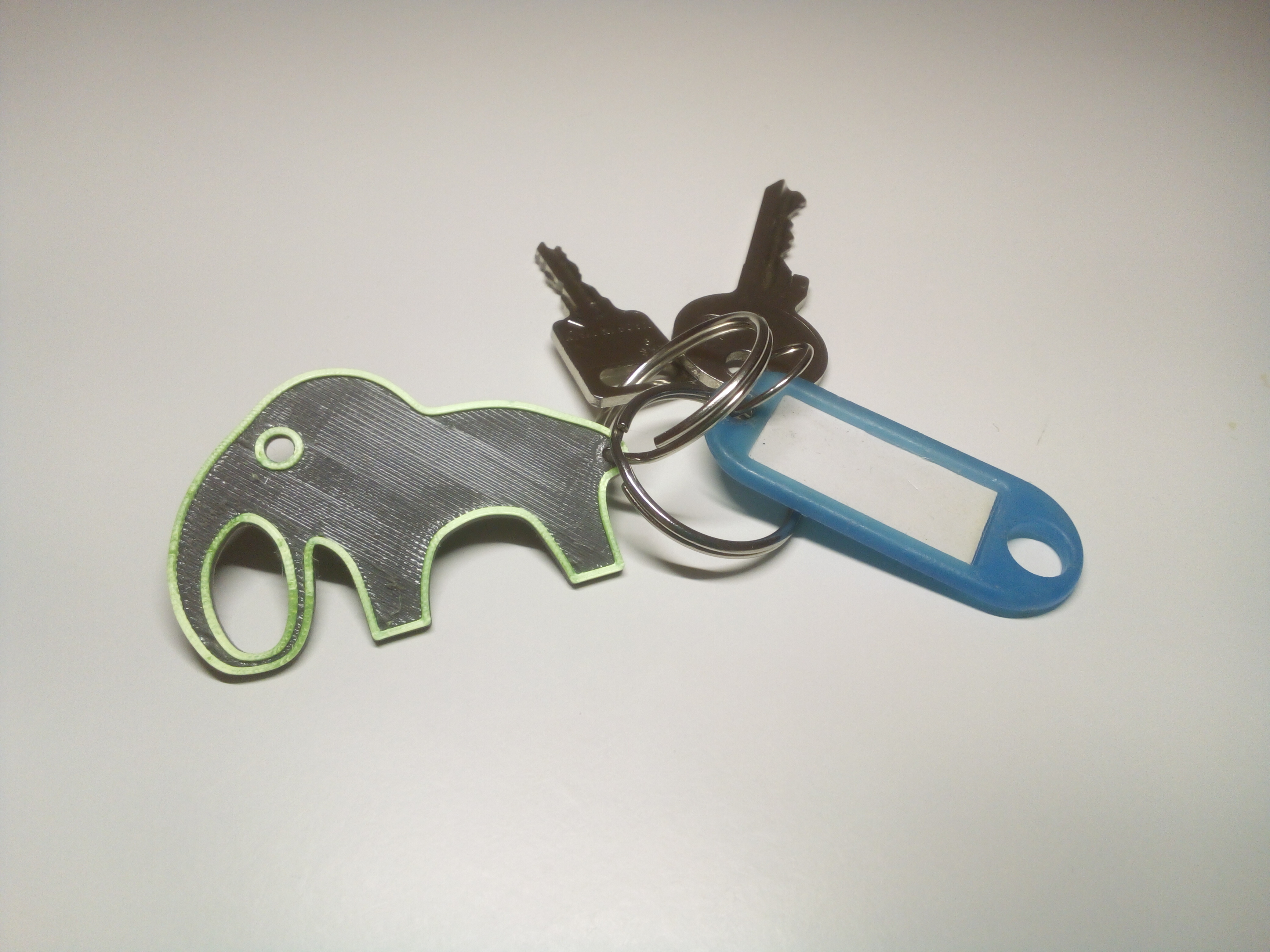 Elephant for keychain