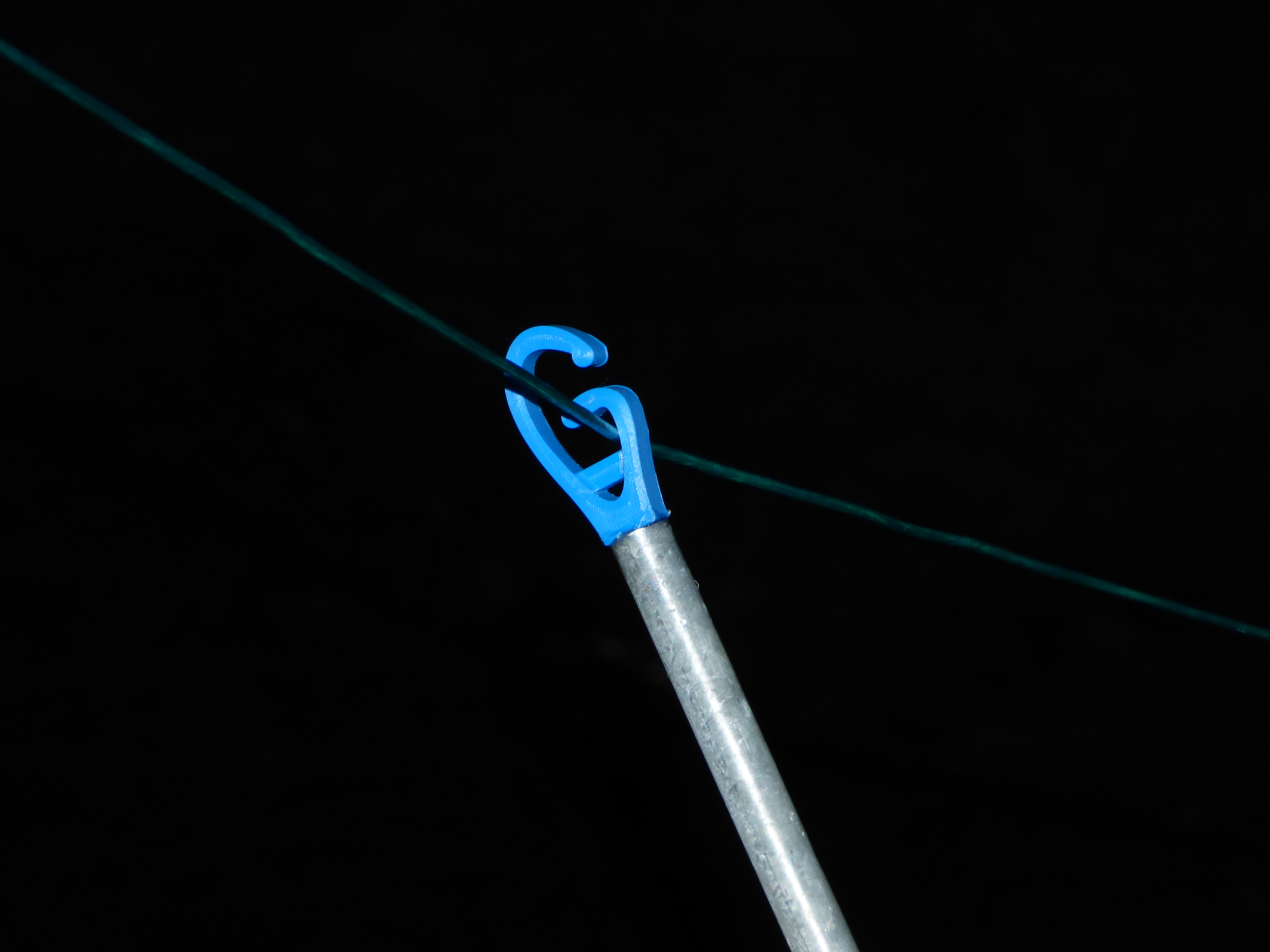 Washing line prop