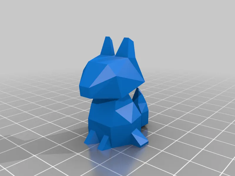 Low Poly Fox by Bidibulle38 | Download free STL model | Printables.com
