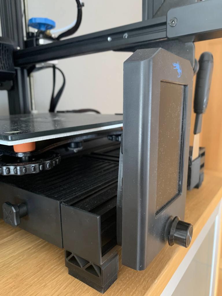 Ender3v2 vertical screen side mounting bracket — miniatura 2