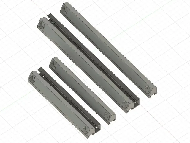 Magnetic LED rail