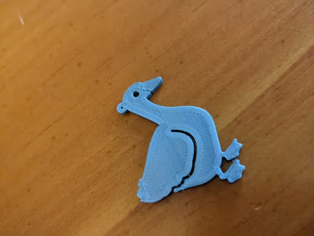 Goose Earring / Key-chain