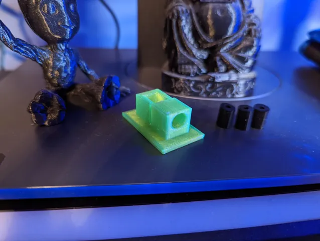 Silicone Bed Mod Tube Cutting Fixture for Prusa MK3S