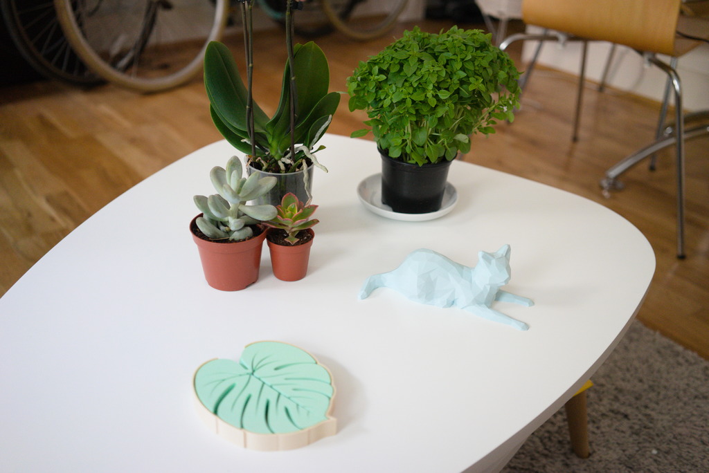 Miniatura 3 do modelo 3D Leaf - Coasters
