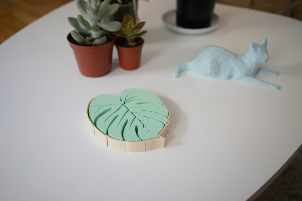 Miniatura 4 do modelo 3D Leaf - Coasters