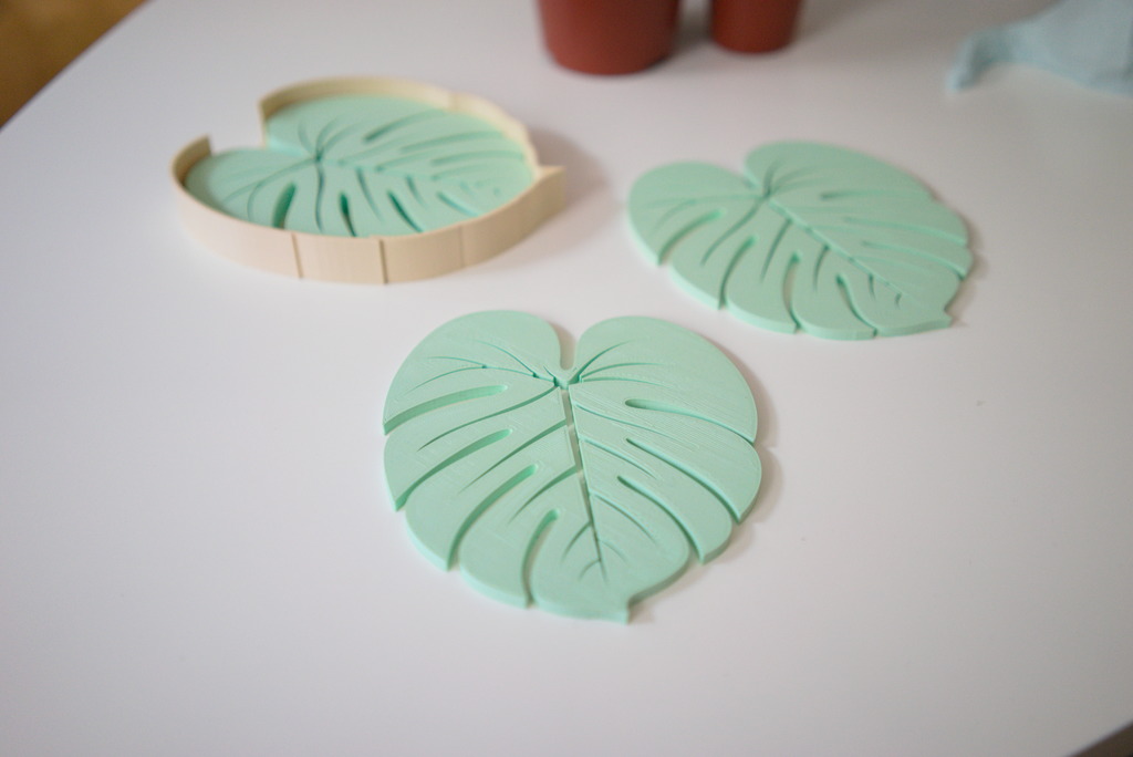 Miniatura 5 do modelo 3D Leaf - Coasters