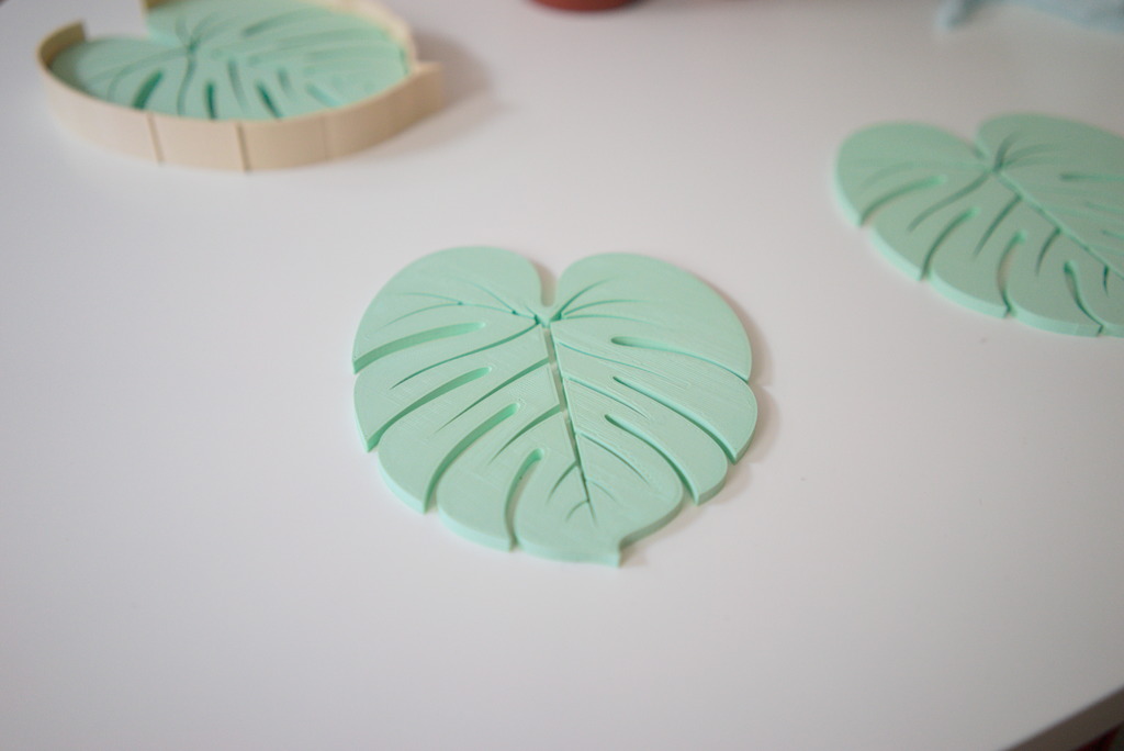 Miniatura 6 do modelo 3D Leaf - Coasters
