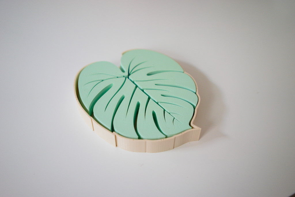 Miniatura 7 do modelo 3D Leaf - Coasters
