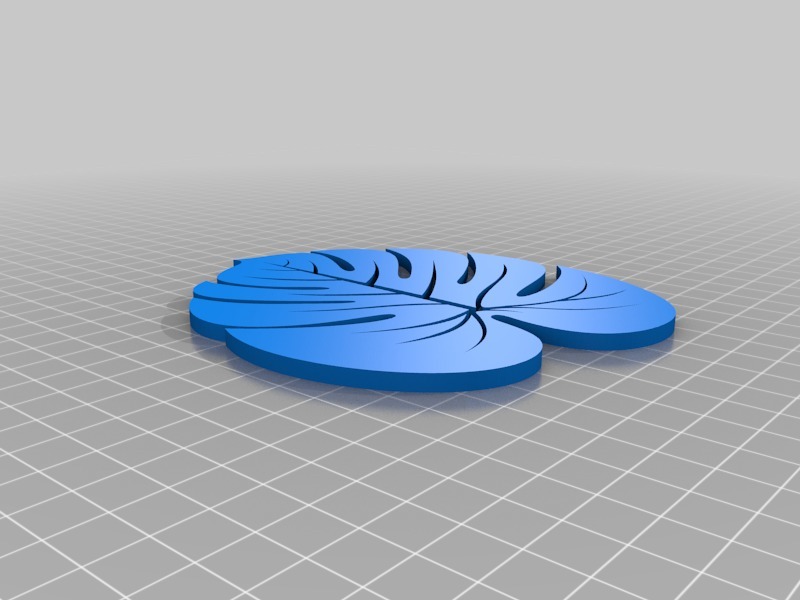 Miniatura 8 do modelo 3D Leaf - Coasters