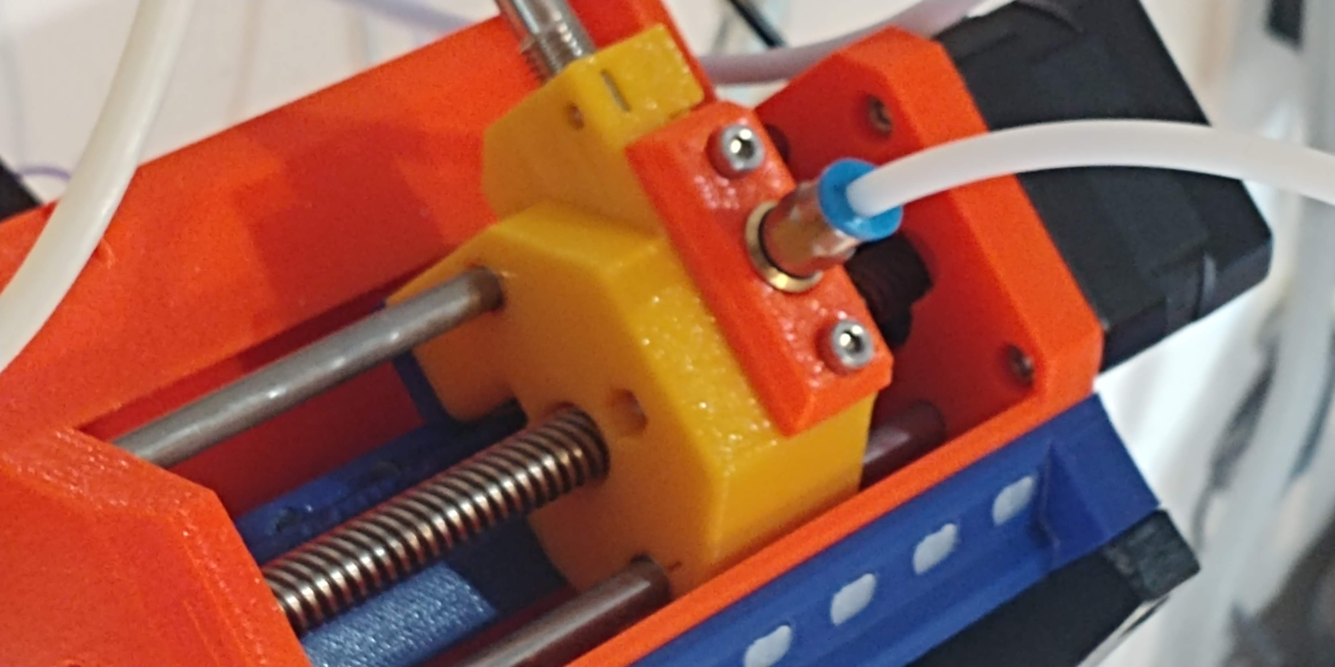 MMU2 Selector large bore w/ 6x10x2 Magnet Mod