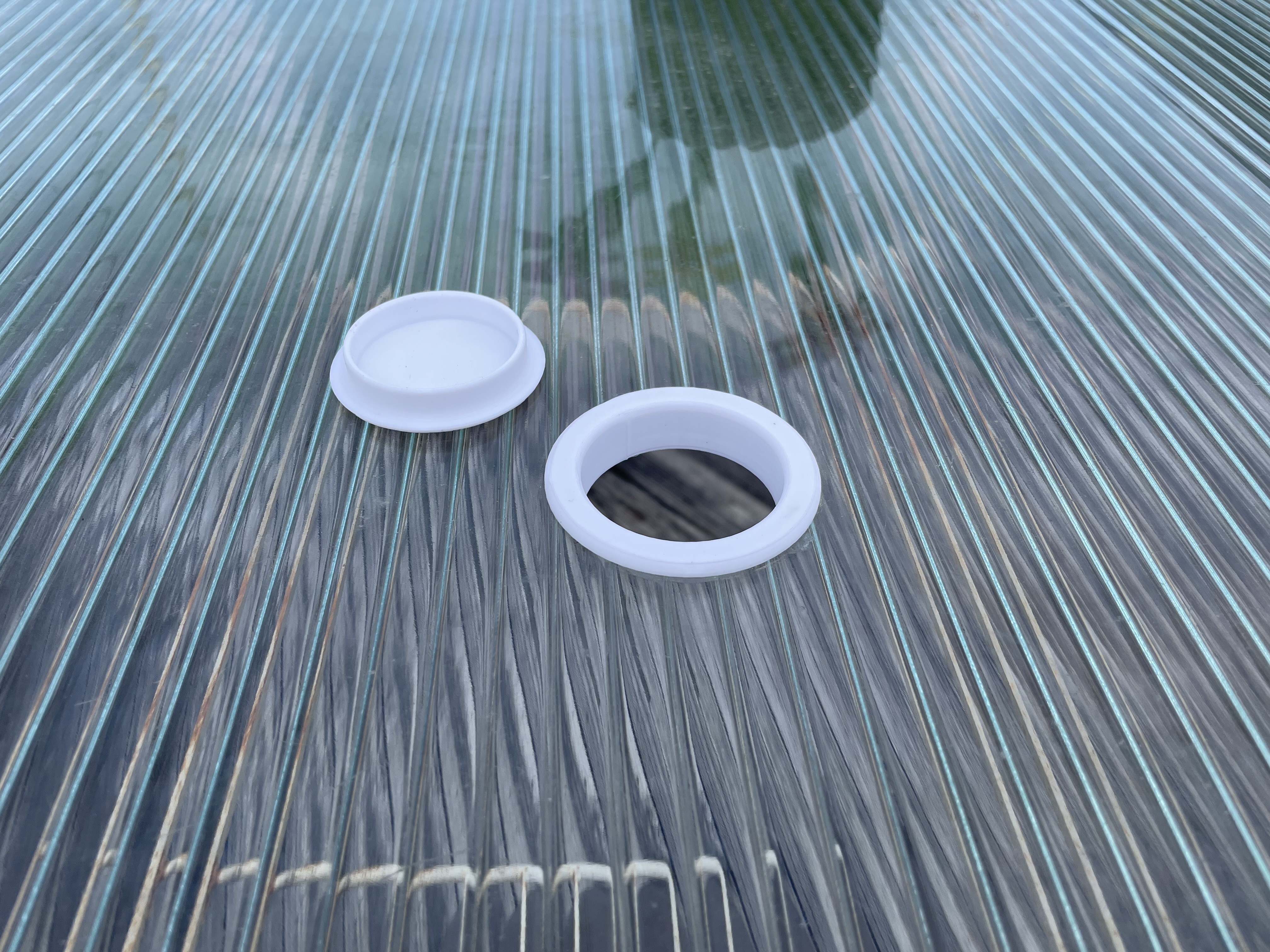 Patio Table Umbrella Ring and Cap
