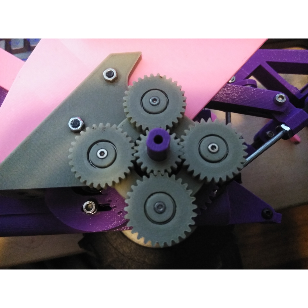 Geared hub for OpenRC tractor motor mod