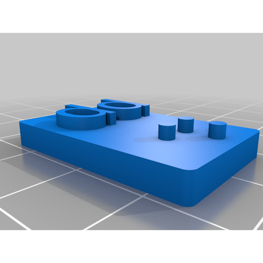 Miniatura 11 do modelo 3D Grade 2 Braille Learning Tiles