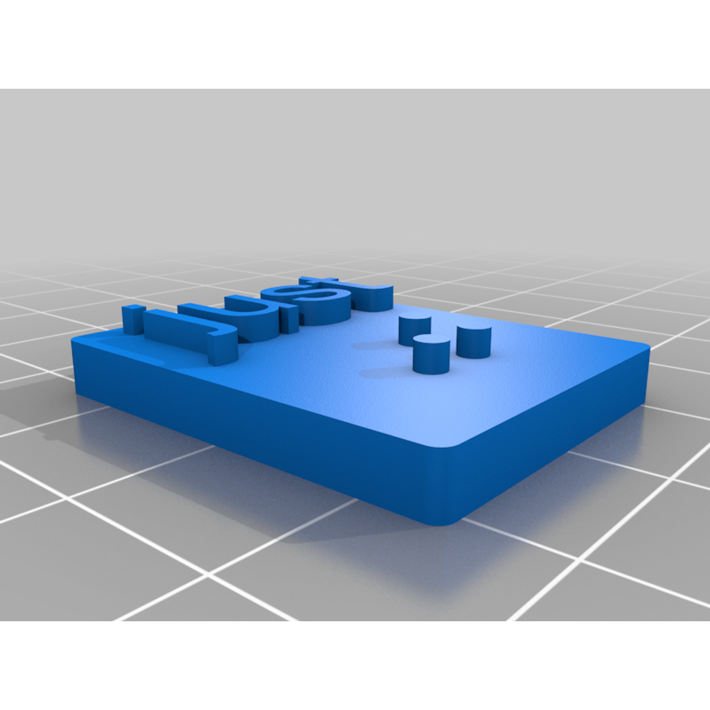 Miniatura 4 do modelo 3D Grade 2 Braille Learning Tiles