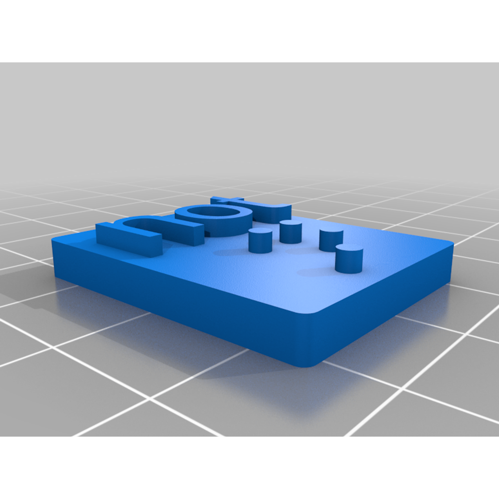 Miniatura 40 do modelo 3D Grade 2 Braille Learning Tiles