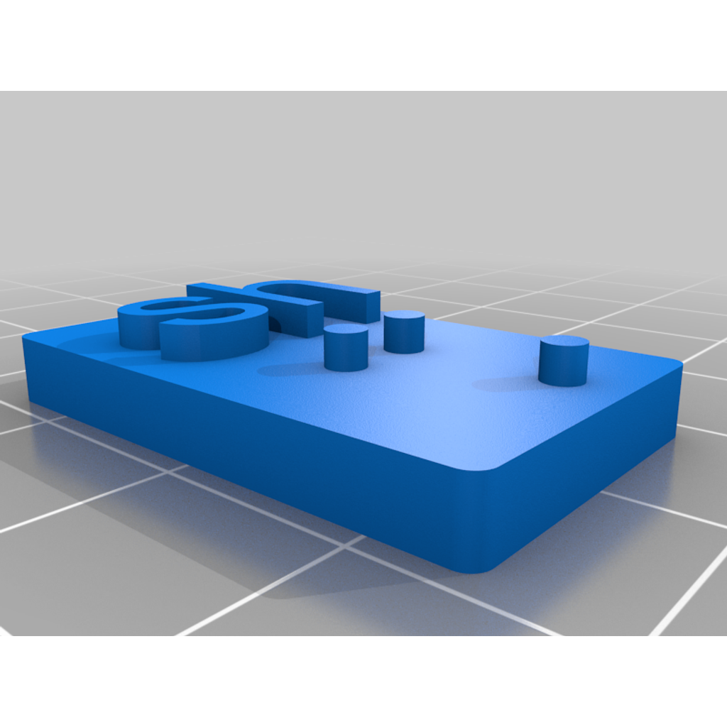 Miniatura 32 do modelo 3D Grade 2 Braille Learning Tiles