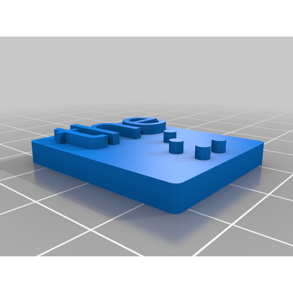 Miniatura 27 do modelo 3D Grade 2 Braille Learning Tiles