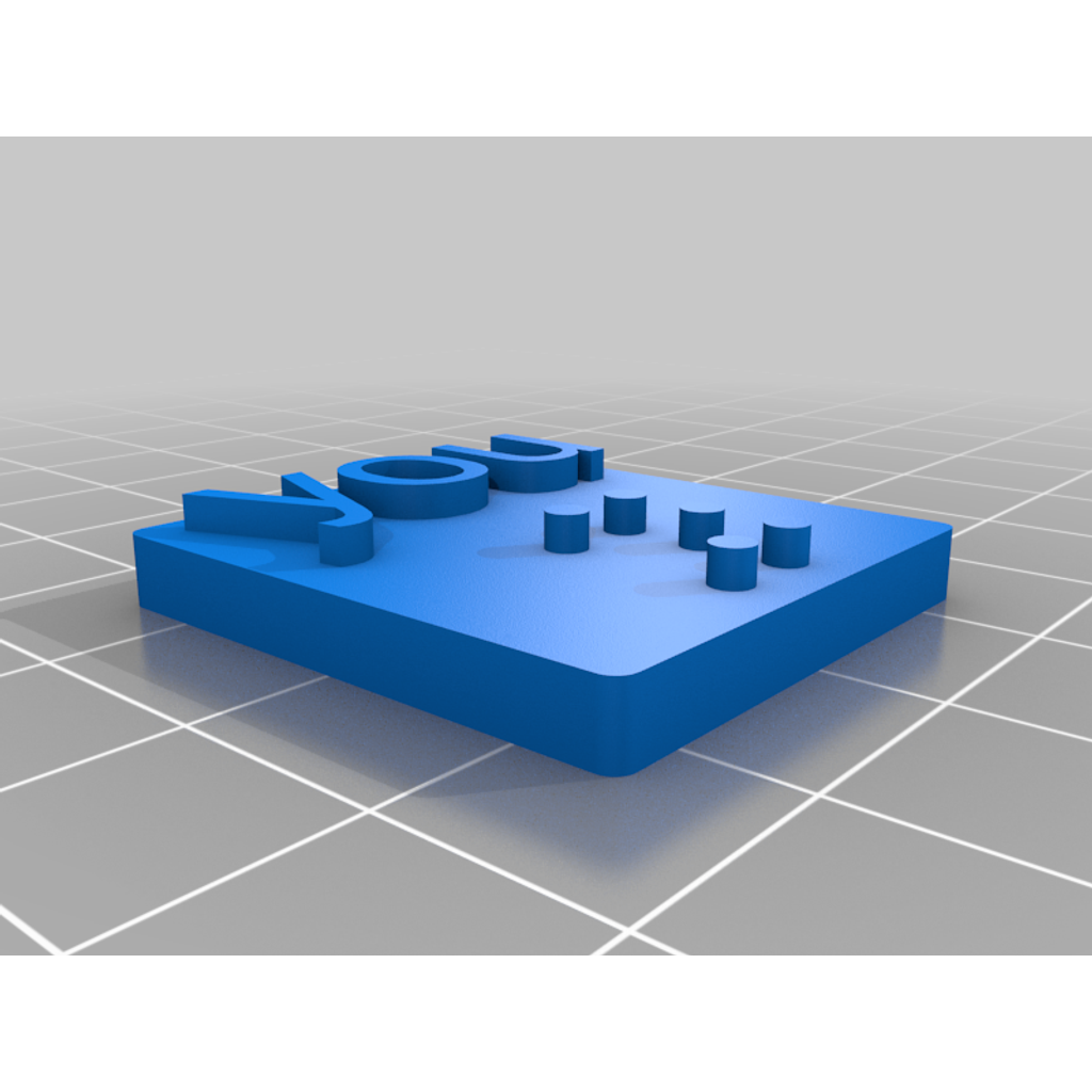 Miniatura 12 do modelo 3D Grade 2 Braille Learning Tiles