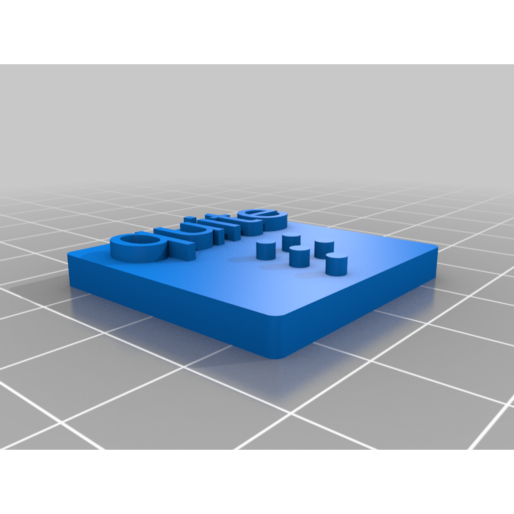 Miniatura 39 do modelo 3D Grade 2 Braille Learning Tiles