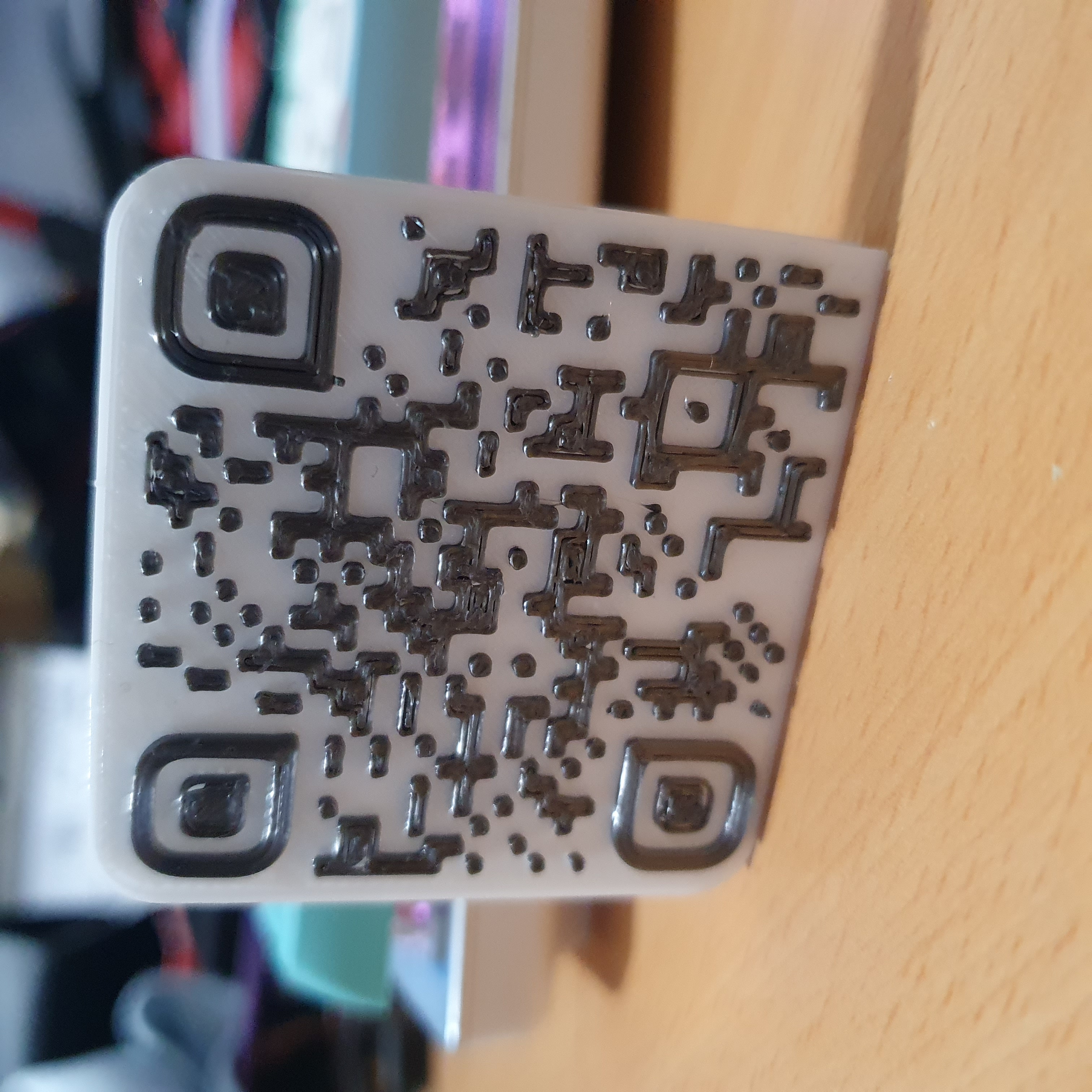Miniatura 2 do modelo 3D MakerDeck QR code coin/chip