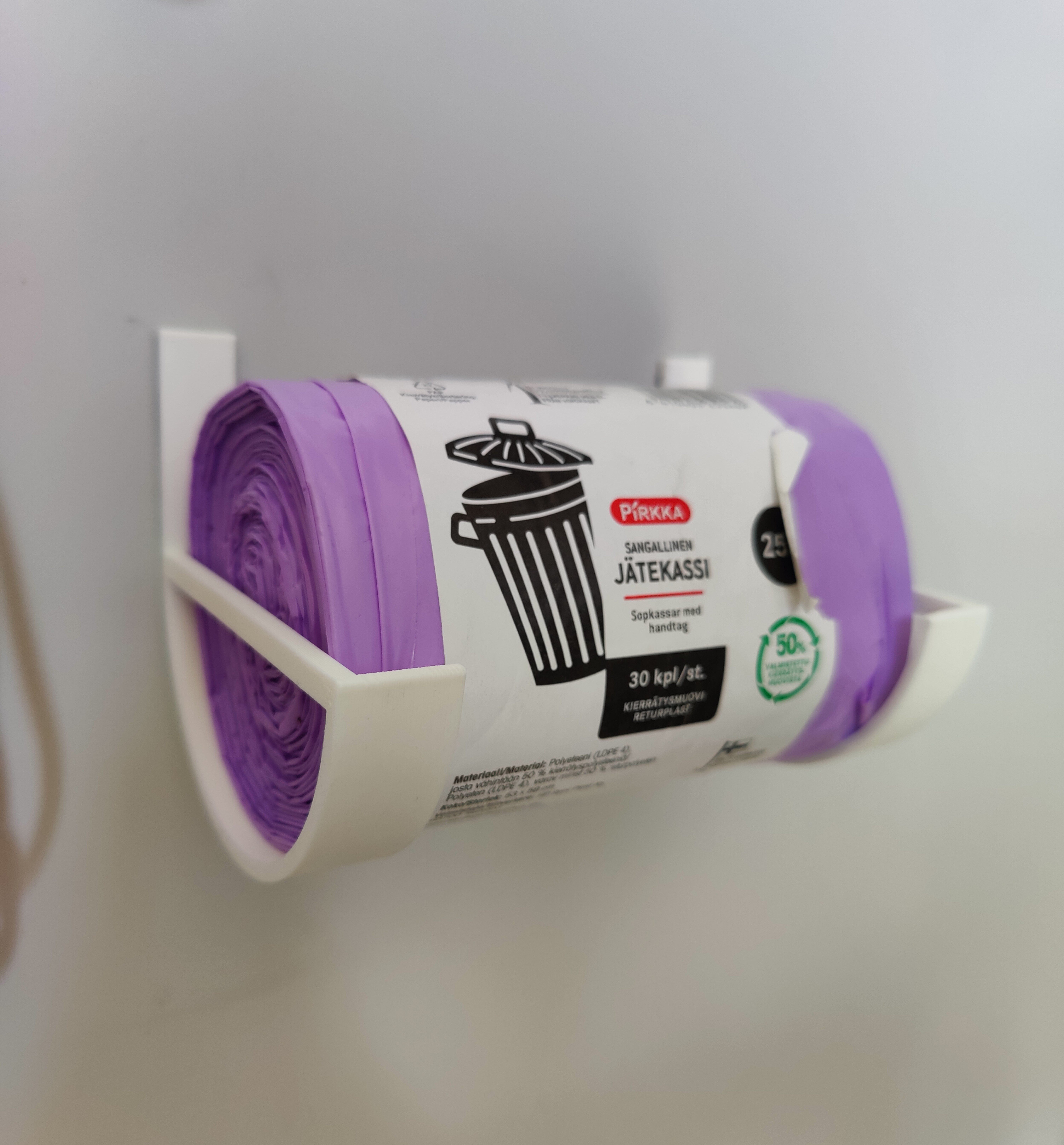 Trash bag roll holder (90mm Ø)