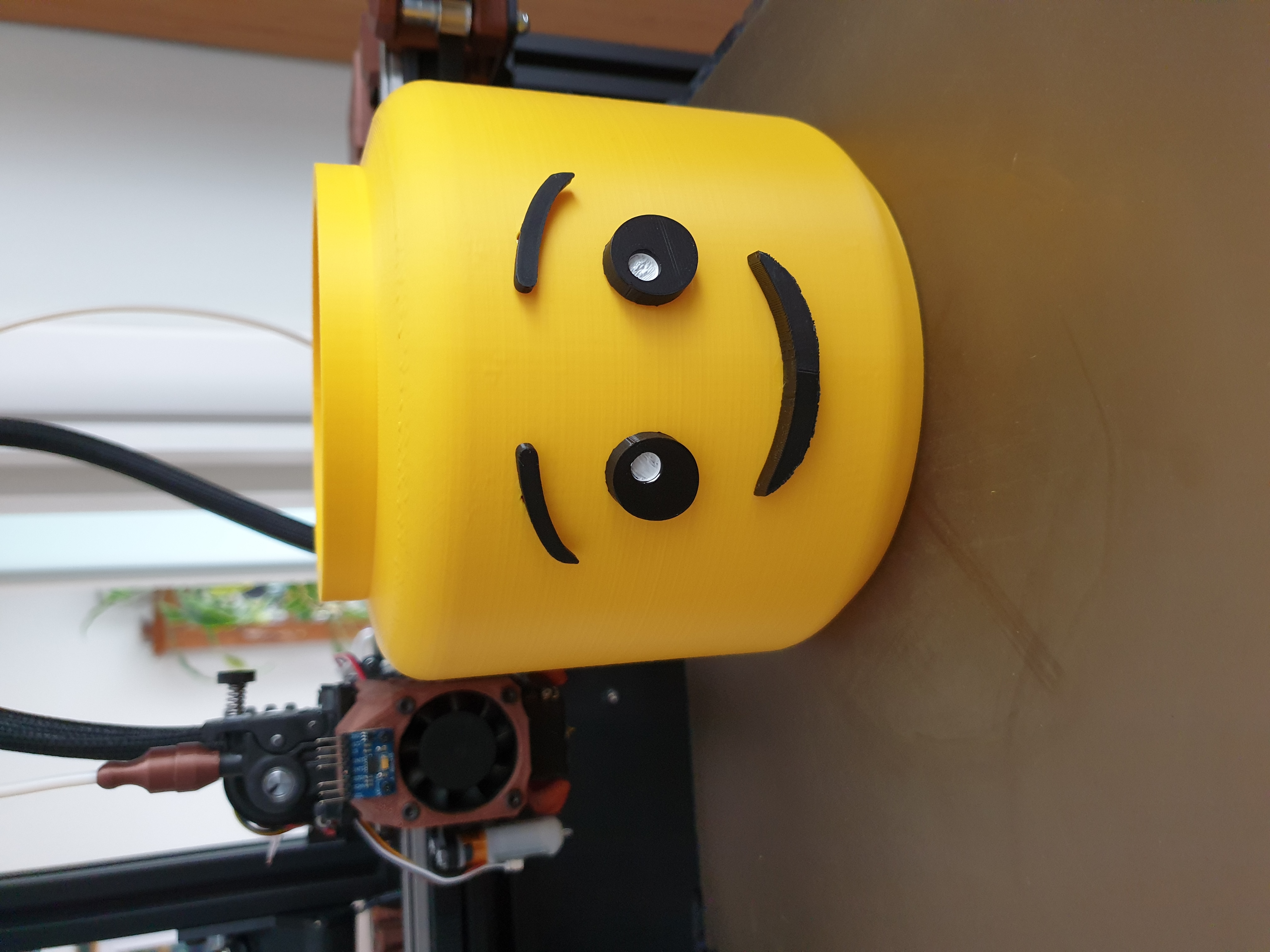 Lego Head Planter - easier print