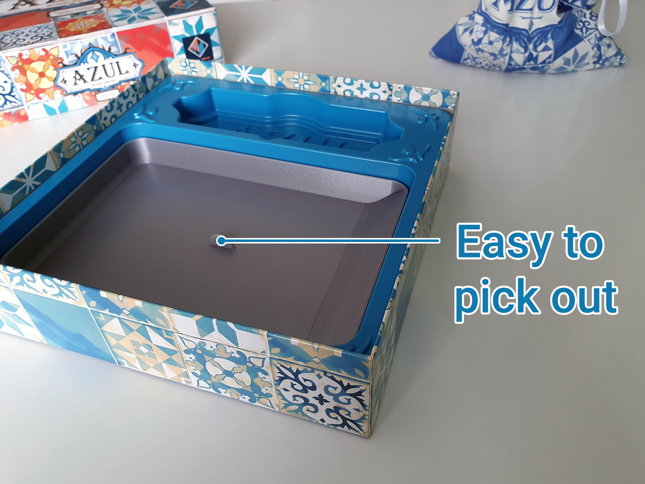 Miniatura 3 do modelo 3D Slim Azul tray