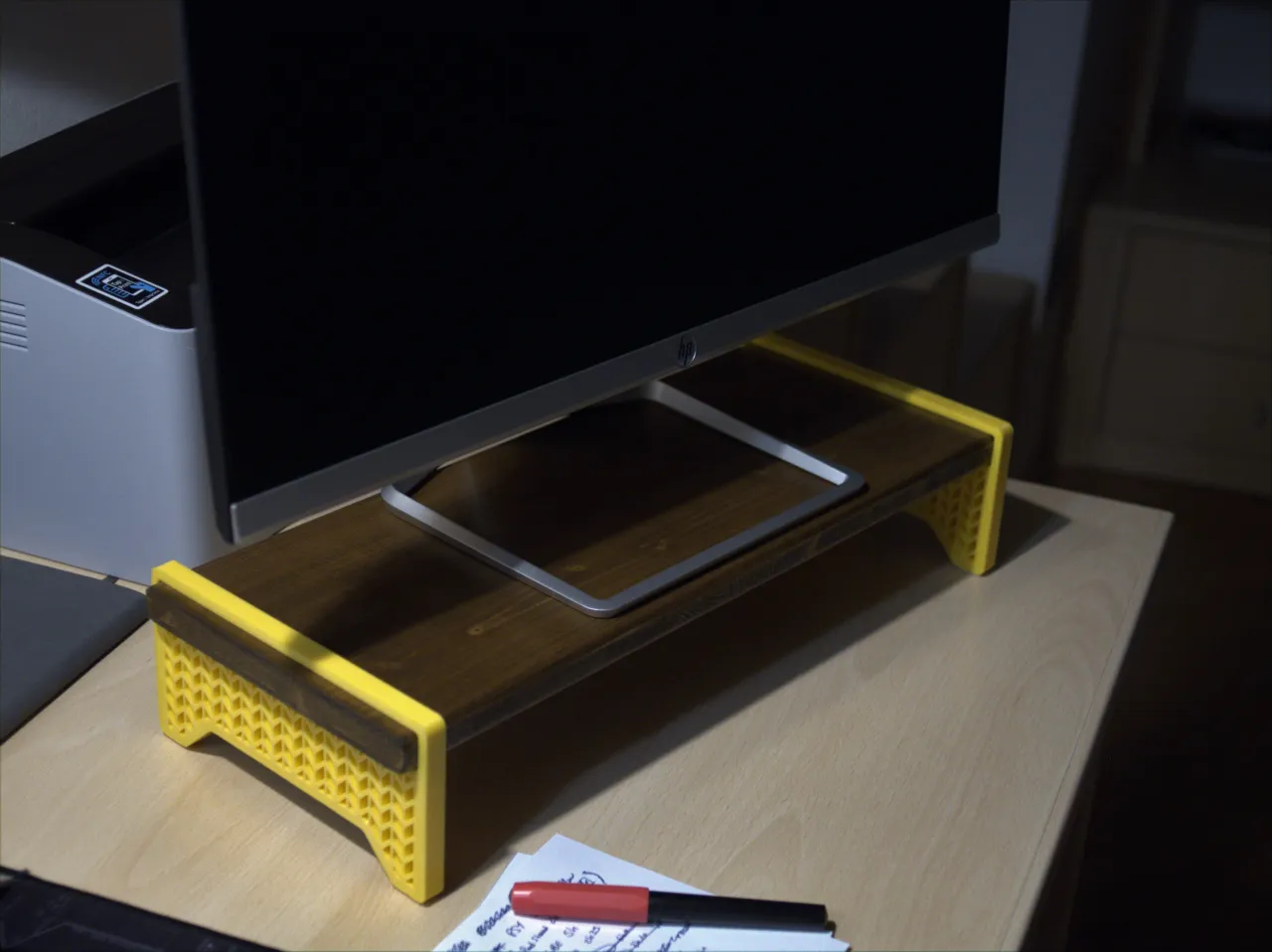 Monitor riser legs by jeenzo | Download free STL model | Printables.com