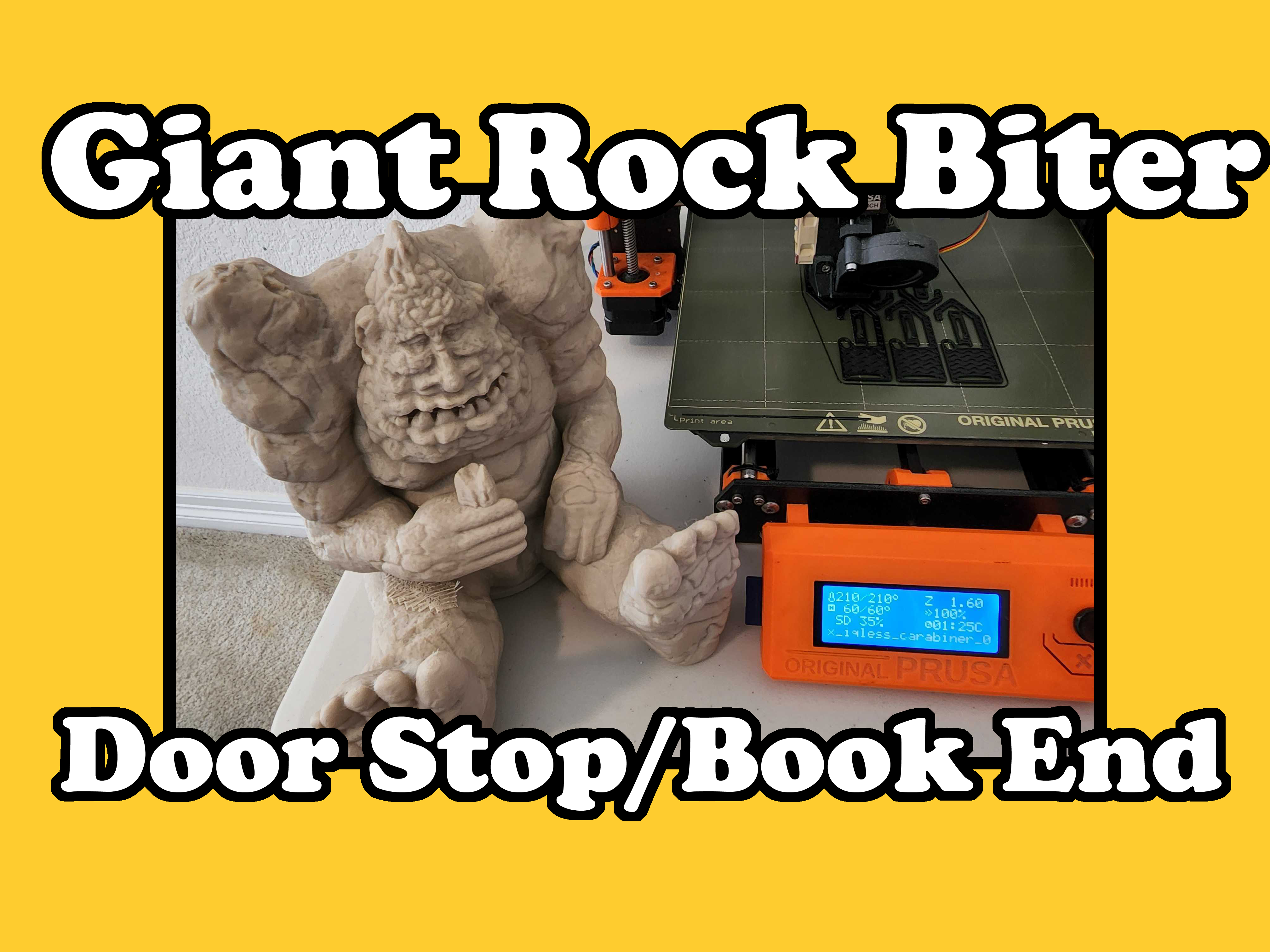 Giant Rock Biter Door Stop