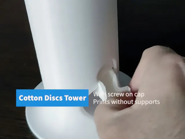 Cotton Discs Tower