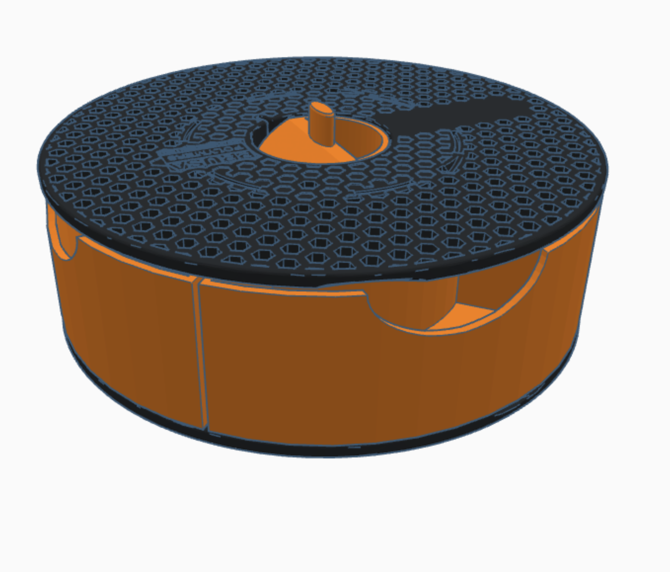 Rotating stackable Prusament spool storage drawers