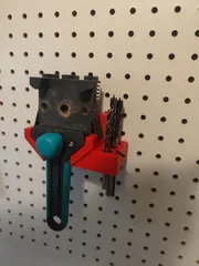 Pegboard mount Wolfcraft Meisterdübler
