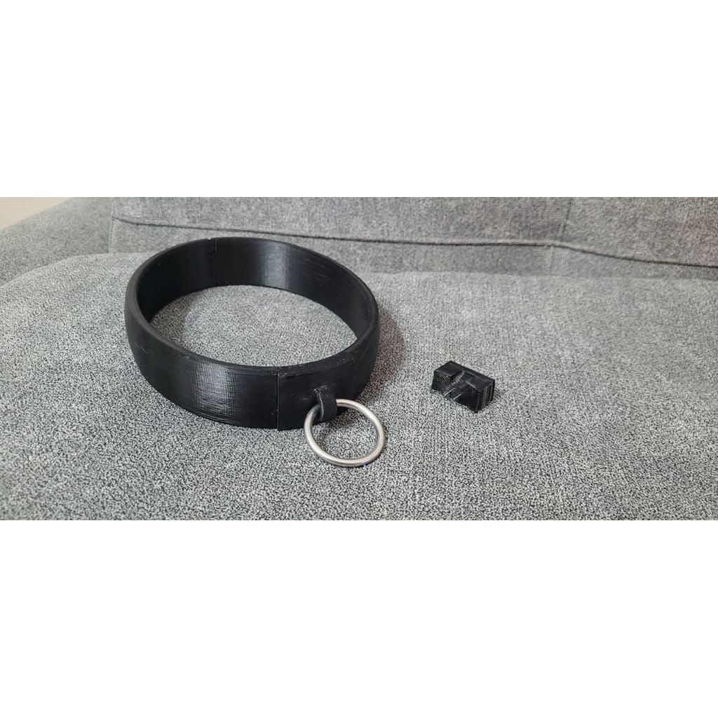BDSM Collar - pin lock