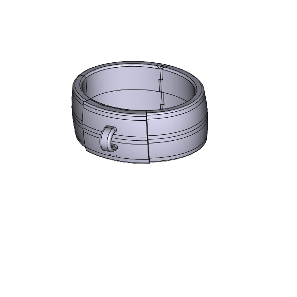 BDSM Ankle Cuff - pin lock
