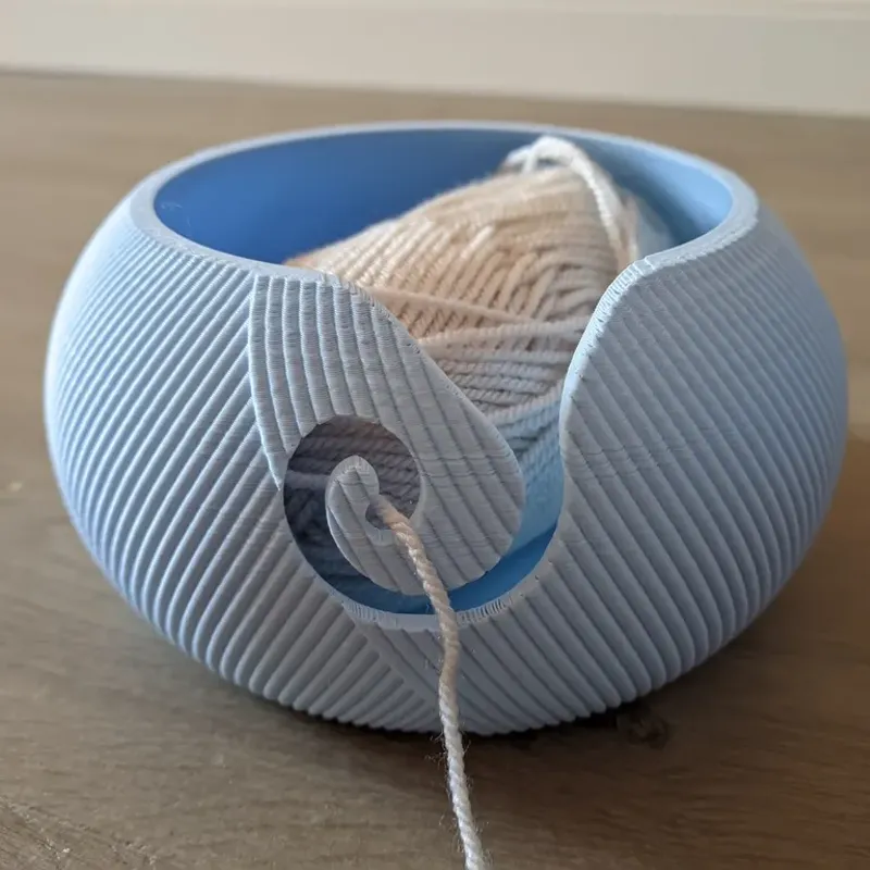 STL file Woven Yarn Bowl 🧶・3D printable model to download・Cults