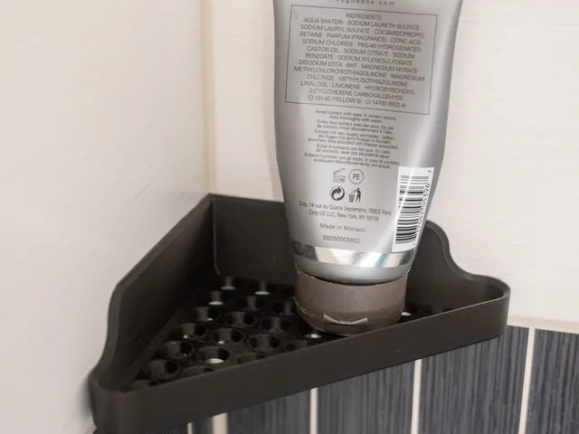 Shower Shelf with drain holes