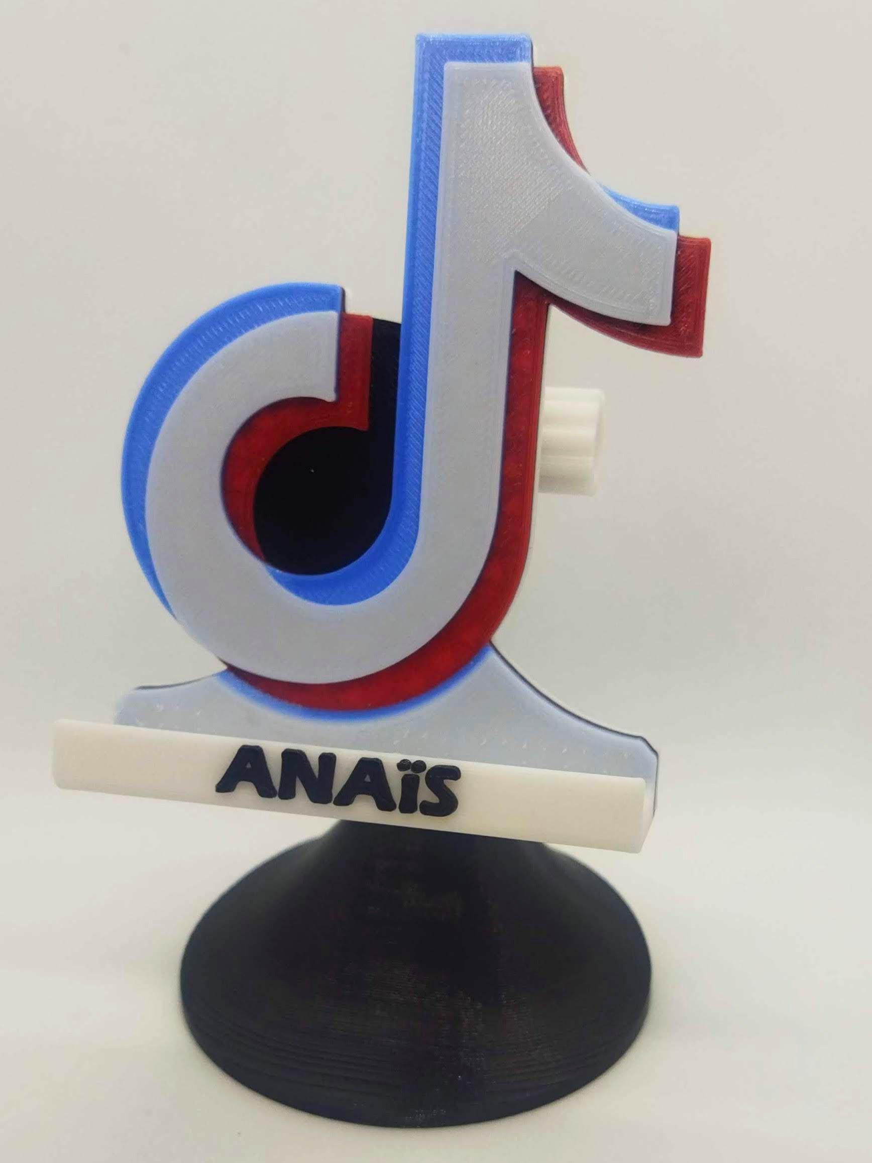 Tik Tok phone stand by Foxamer | Download free STL model | Printables.com