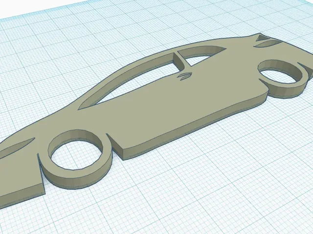 Honda Civic 2006 Gen8 (UFO) keychain, keyholder