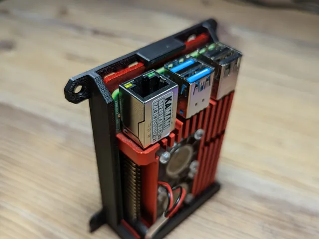 Raspberry Pi 4 Radiator Wallmount