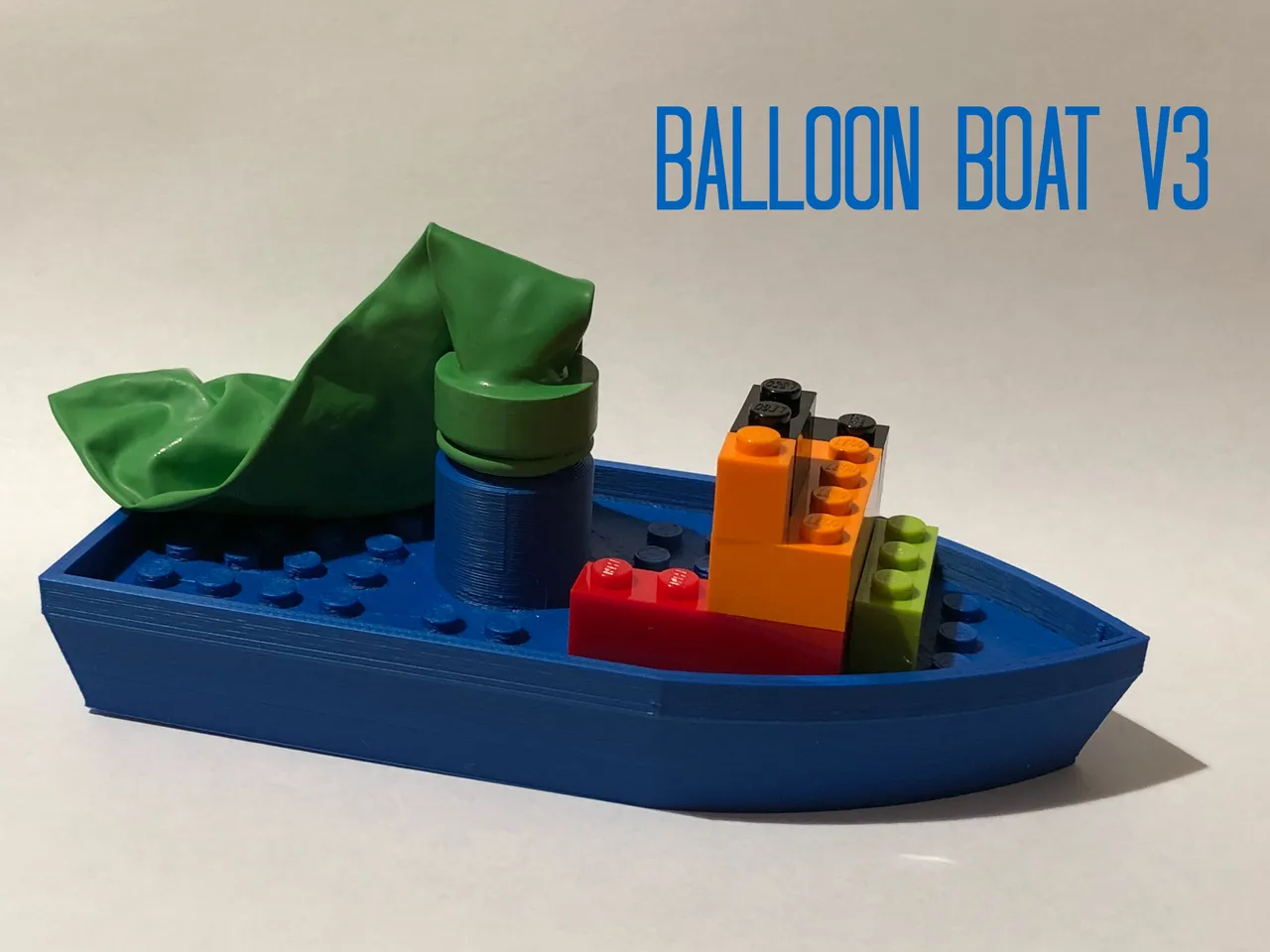 Balloon Boat V3 - Compatible with Mini Figures Lego by k-eye