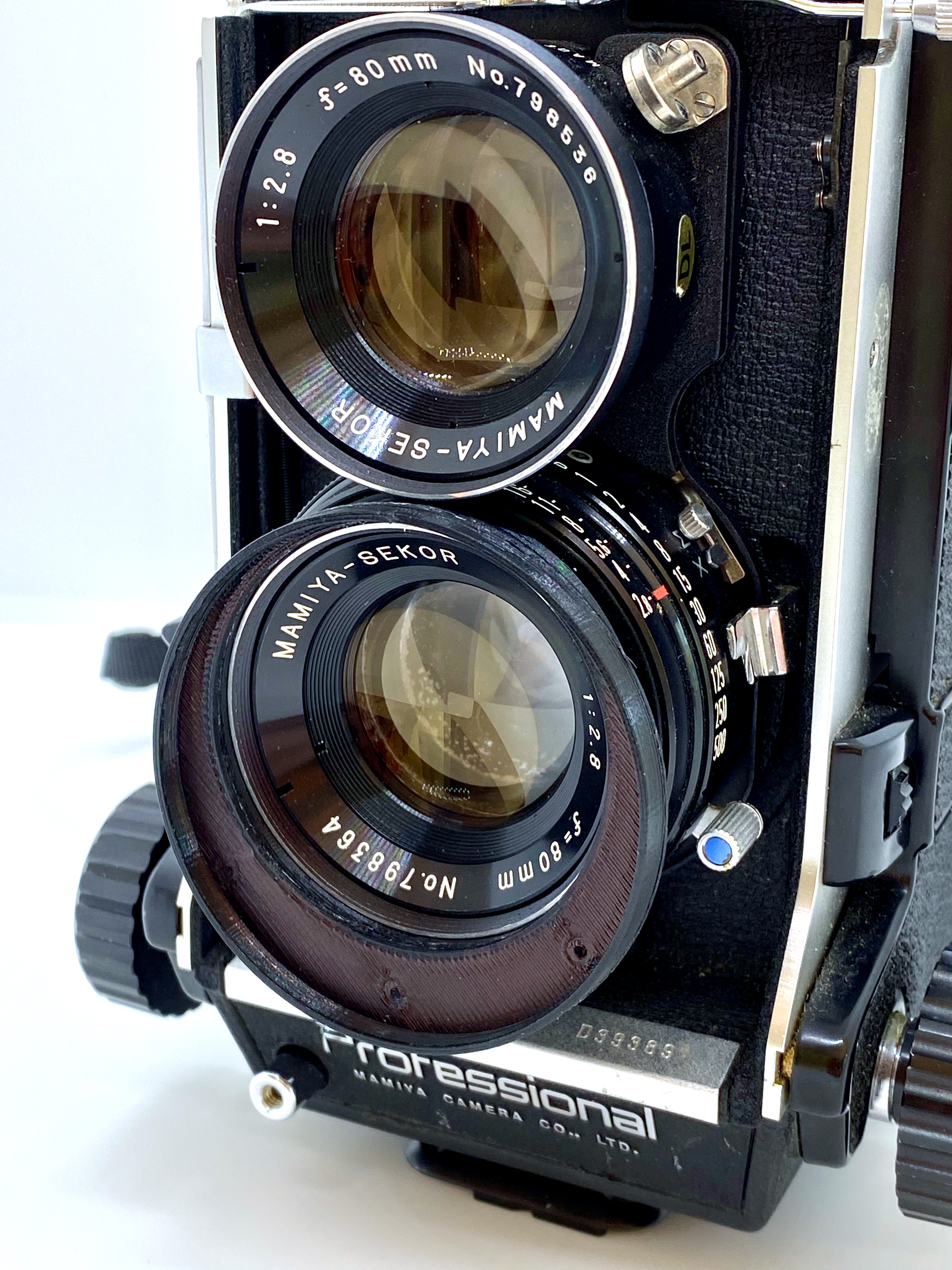 Offset Step-Up Ring for Mamiya TLR (C330, C220) lens 80mm/105mm
