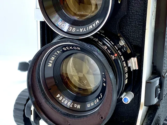 Offset Step-Up Ring for Mamiya TLR (C330, C220) lens 80mm/105mm