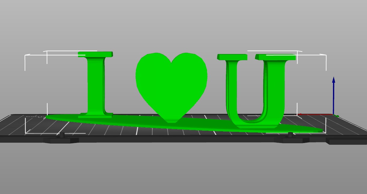 I ♥ U > DAD (dual word illusion)