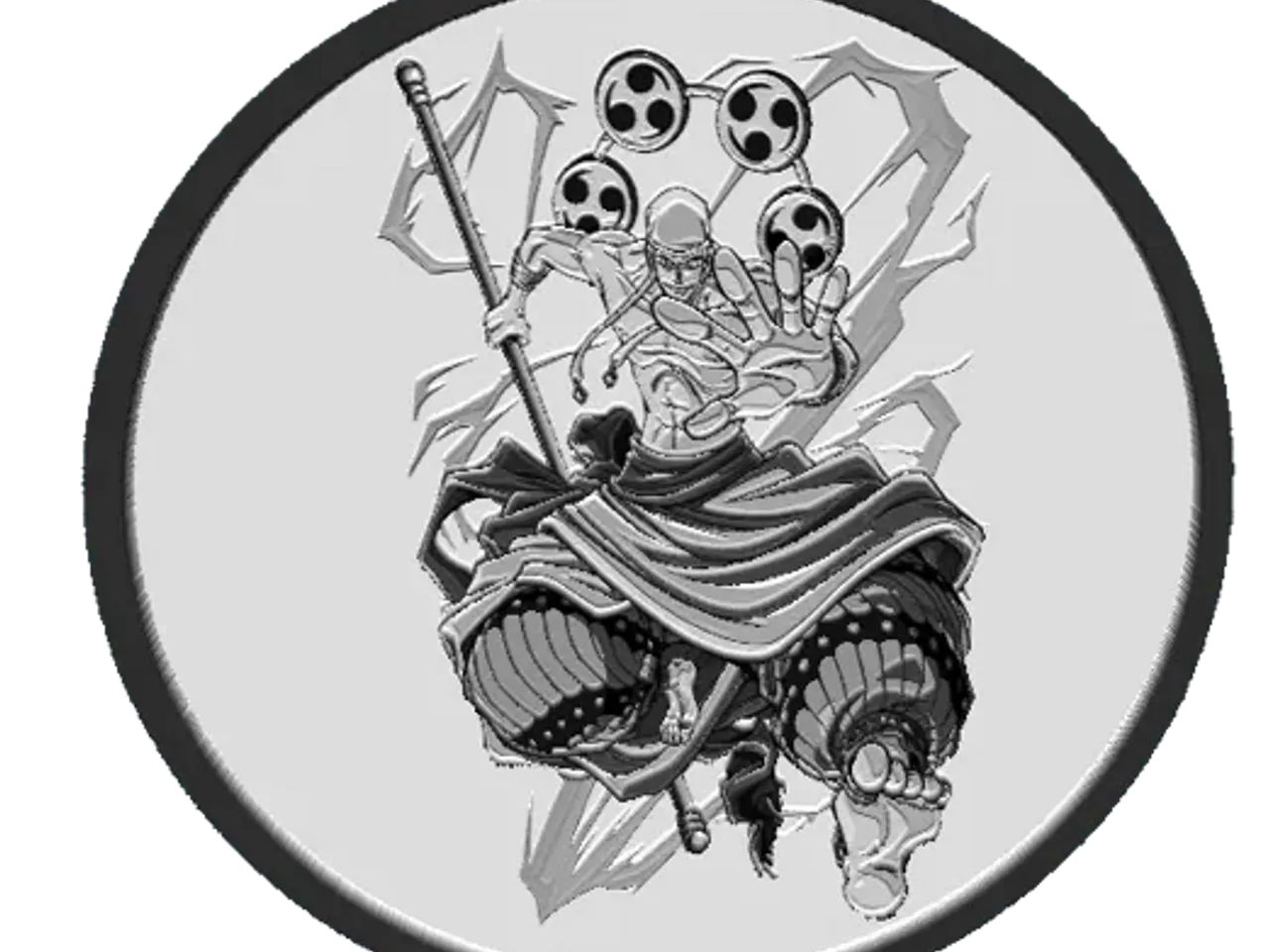 Enel One Piece Coasters V3 Od Autora Tecnoculebras Stahnete Si Zdarma Stl Model Printables Com