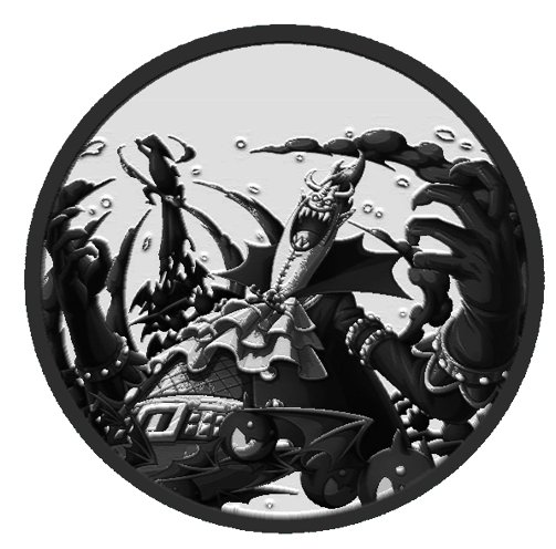gecko moria one piece coasters
