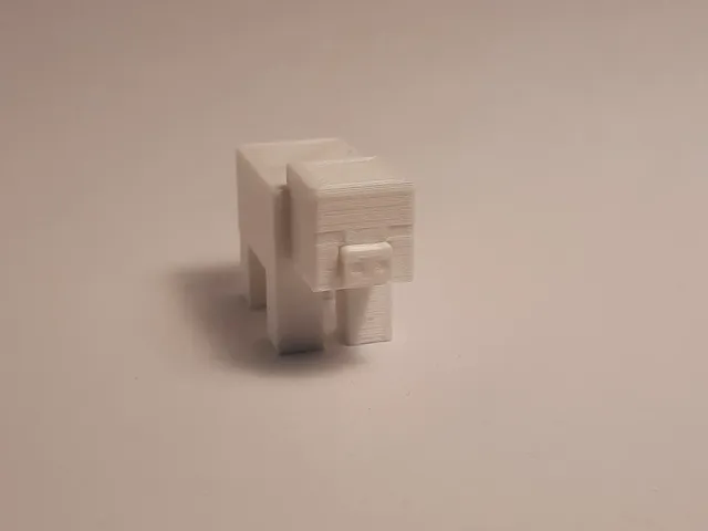 Minecraft pig (no supports)