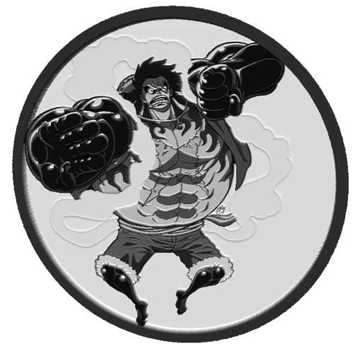 luffy one piece coasters v2